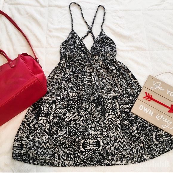 Urban Outfitters Ecoté Braided Boho Sundress Large - Picture 6 of 8